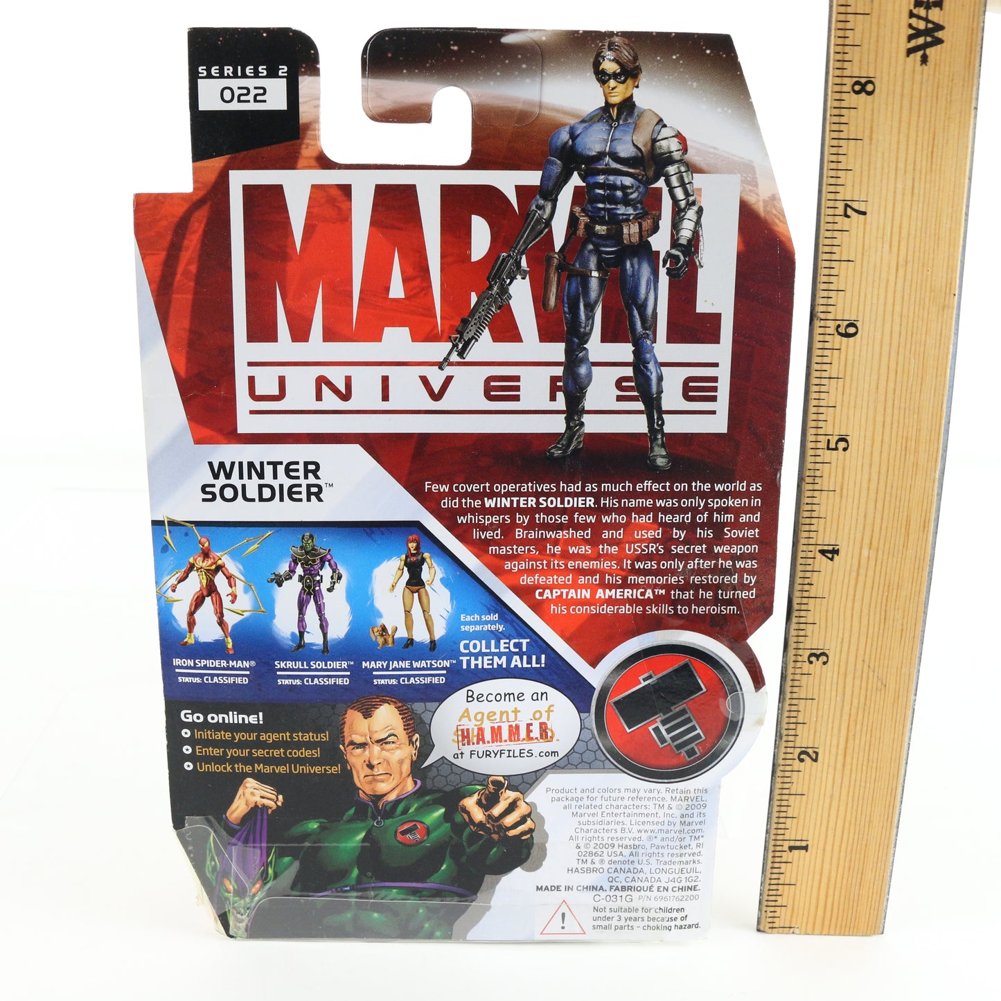 Marvel Universe Series 2 022 Winter Soldier Hasbro 3.75" Action Figure