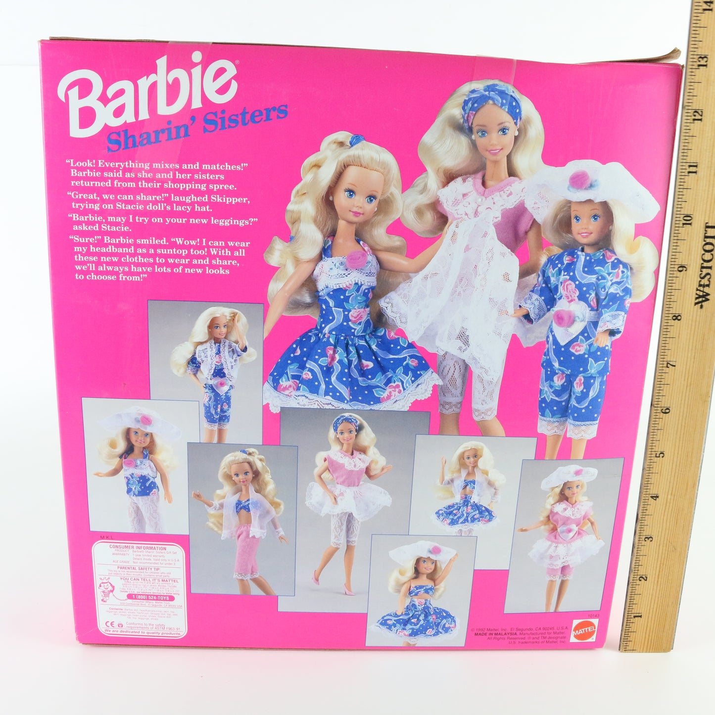 Barbie Sharin' Sisters Skipper Stacy Set Mattel 10143
