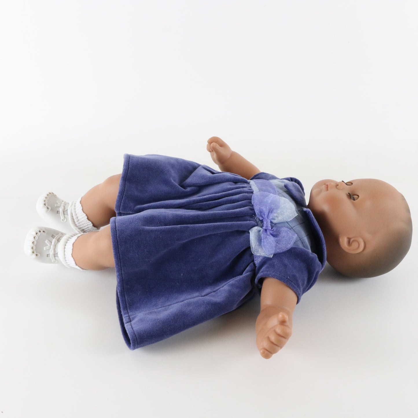 Pleasant Company 14 American Girl Large 15" Vinyl Doll Blue Dress