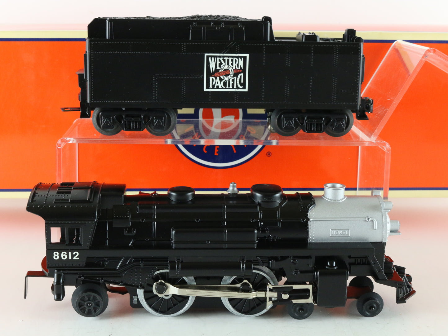 Lionel O 6-28612 Western Pacific WP 4-4-2 Steam Locomotive & Tender