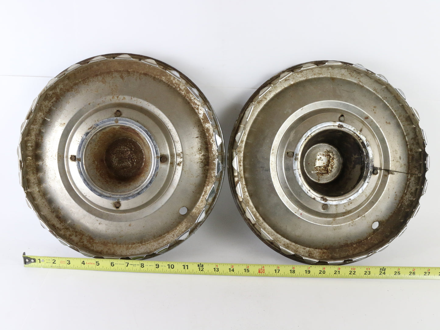 Lot Of 4 Vintage 1950s Dodge Lancer Metal Wheel Hubcaps 14.5"