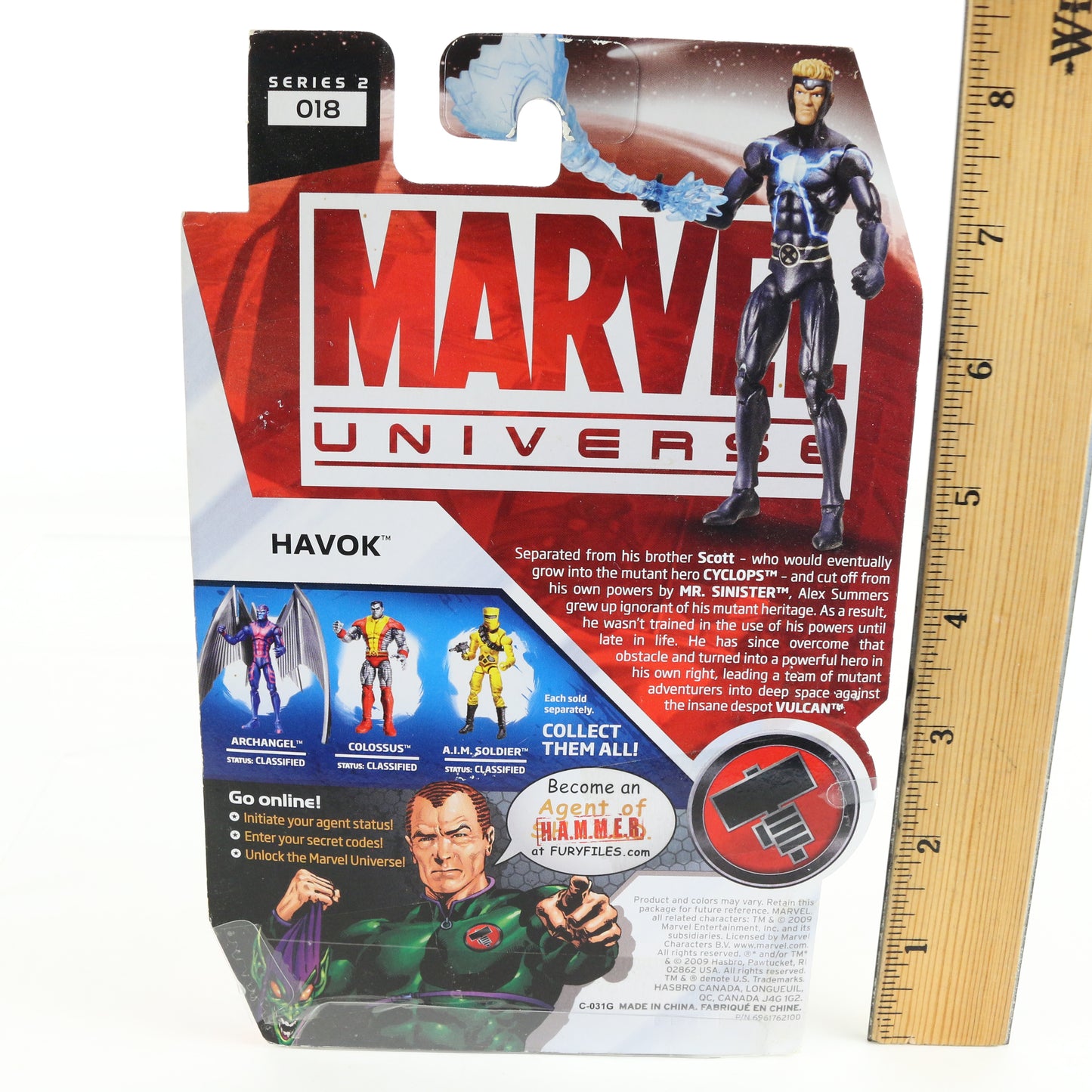 Marvel Universe Series 2 018 Havok Hasbro 3.75" Action Figure