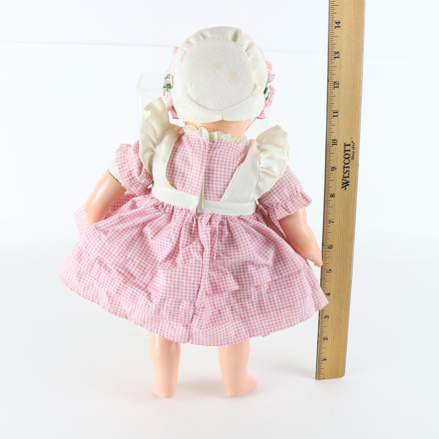 Gold Medal Baby Pink Dress Girl Horsman 13.5" Doll W/ Cap