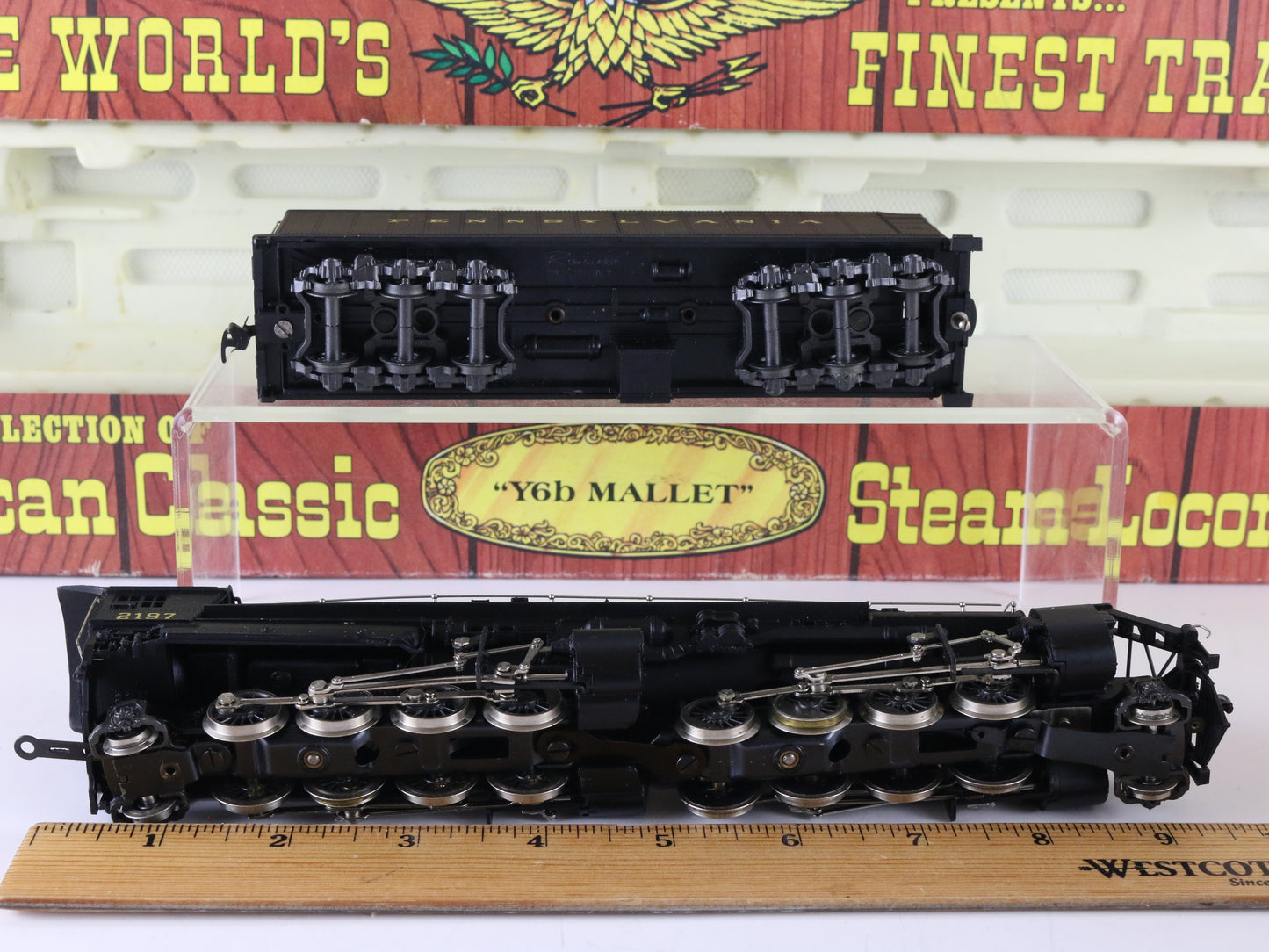 AHM HO PRR 2197 Y6B Mallet 2-8-8-2 Steam Locomotive