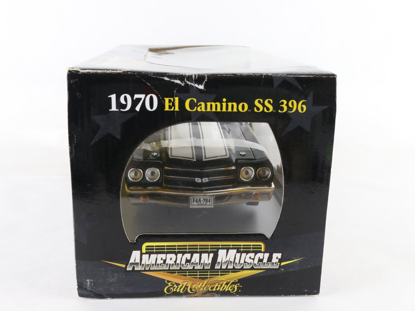 1970 Chevy El Camino Ss396 Black American Muscle Truckin ERTL 1:18 LE Of 5000