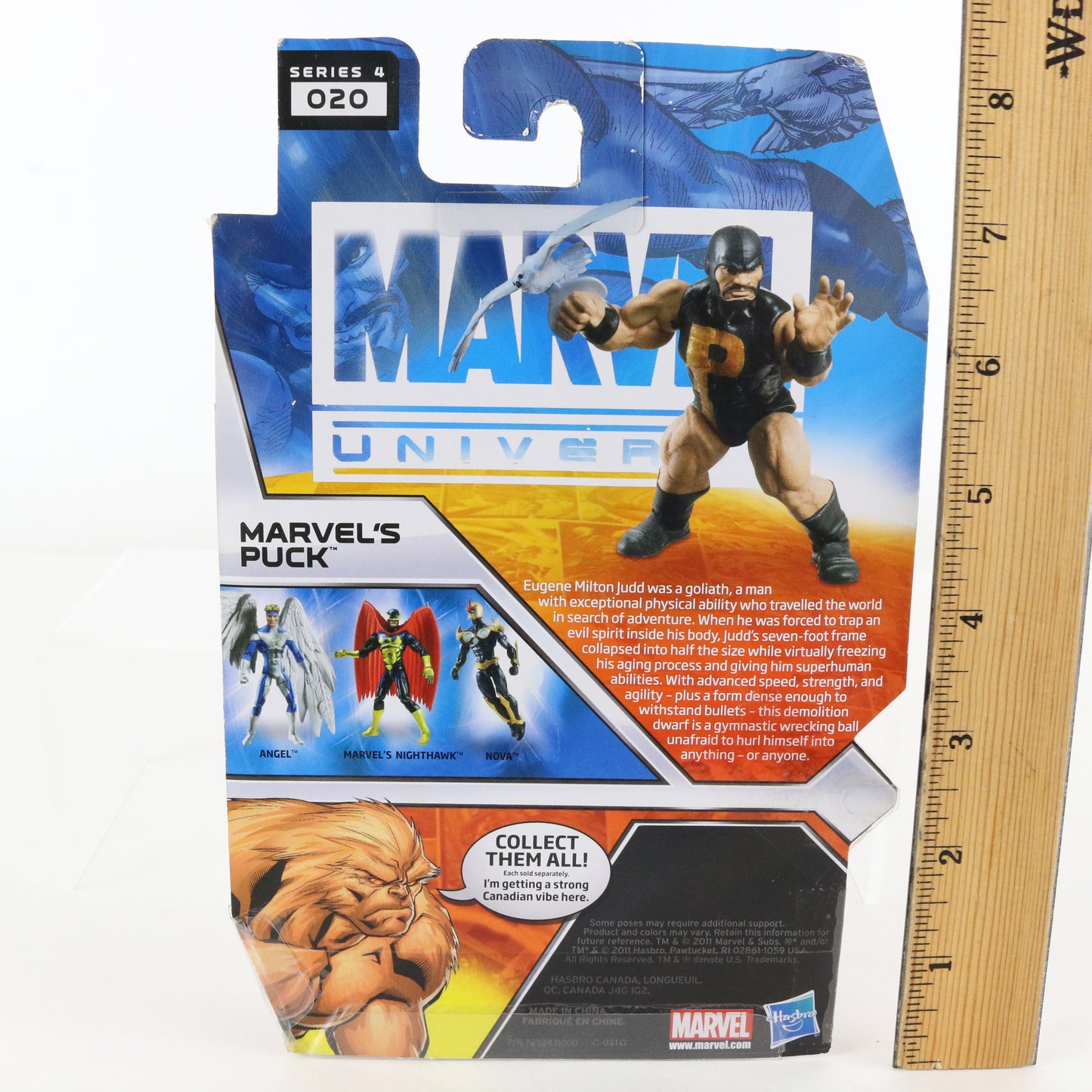 Marvel Universe Series 4 020 Puck 3.75" Action Figure Hasbro