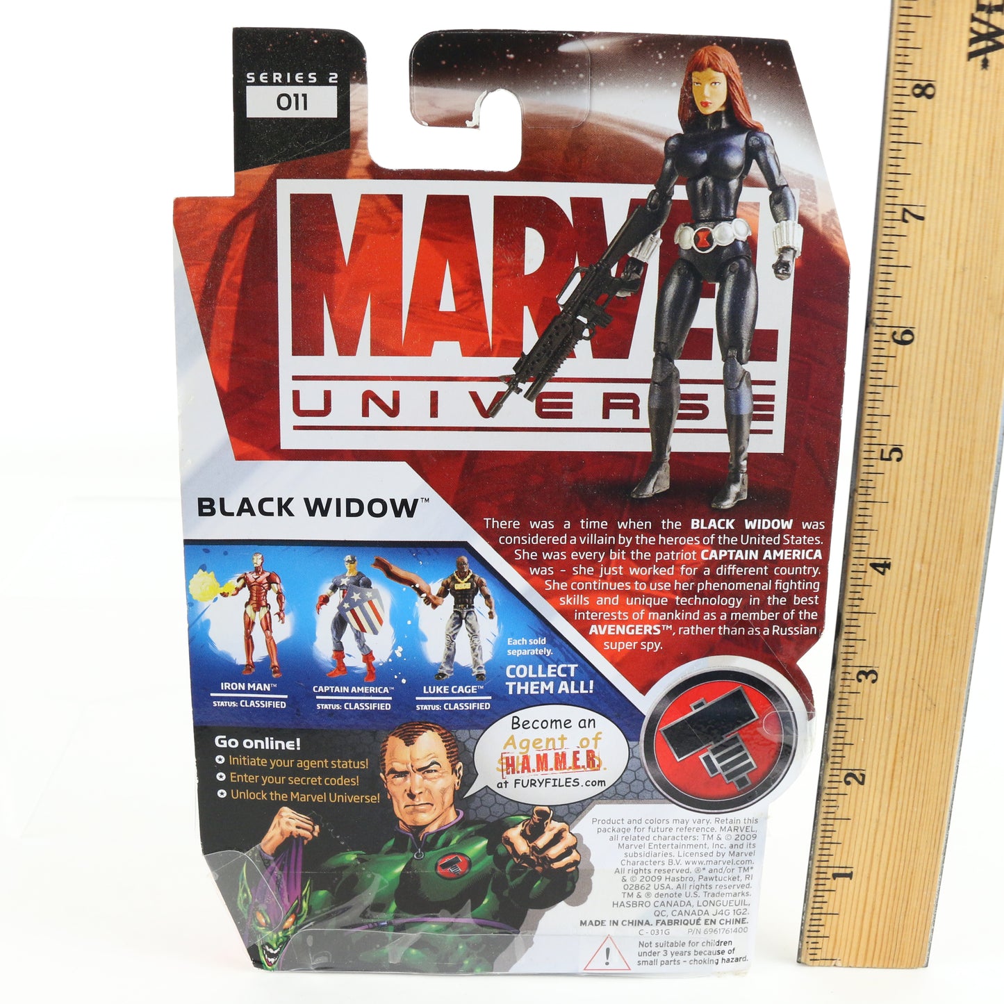 Marvel Universe Series 2 011 Black Widow Hasbro 3.75" Action Figure