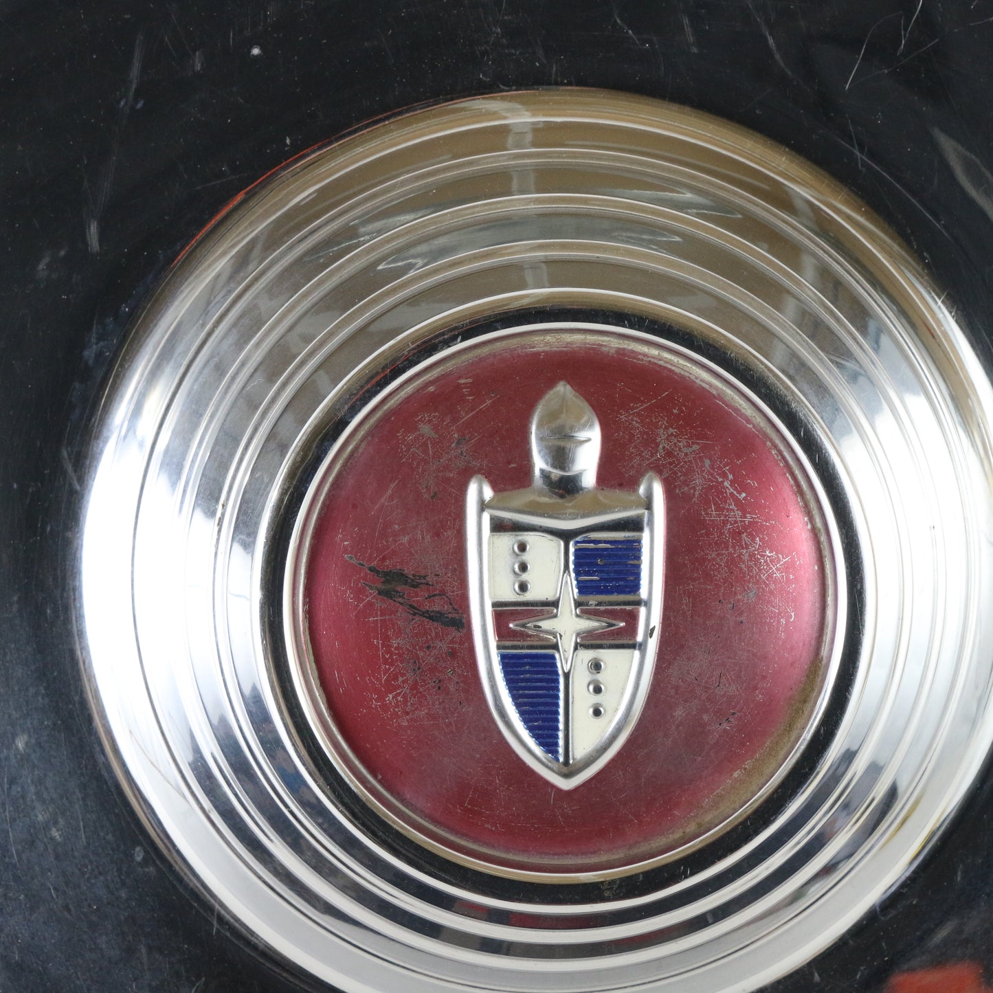 Vintage 1956-57 Lincoln Capri Premiere Continental Metal Wheel Hubcap 15"
