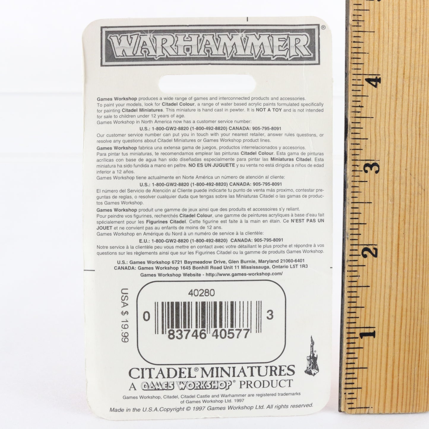 Dwarf Gyrocopter Flying Vehicle Citadel Warhammer 8577D Unpainted