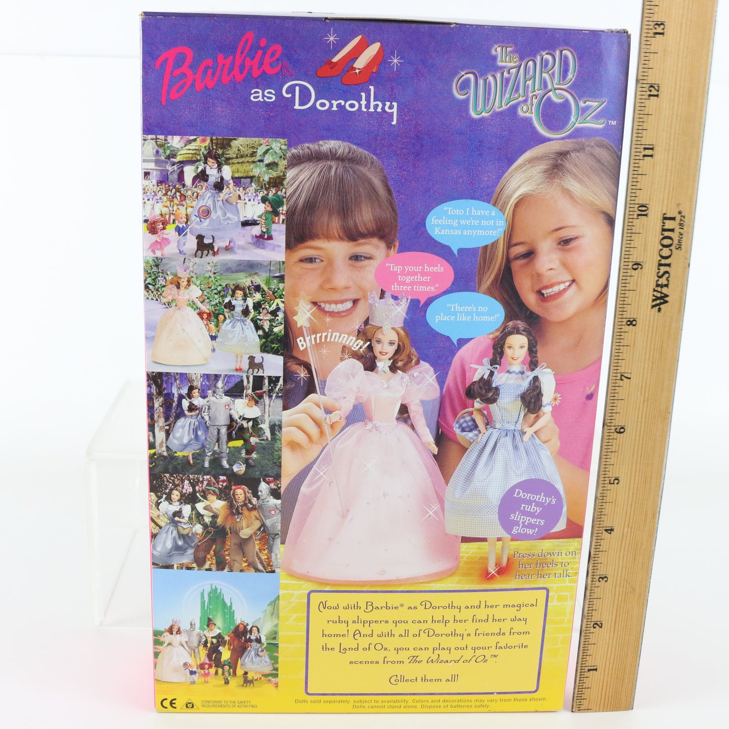 Dorothy Wizard Of Oz Talking Barbie Doll Mattel 25812