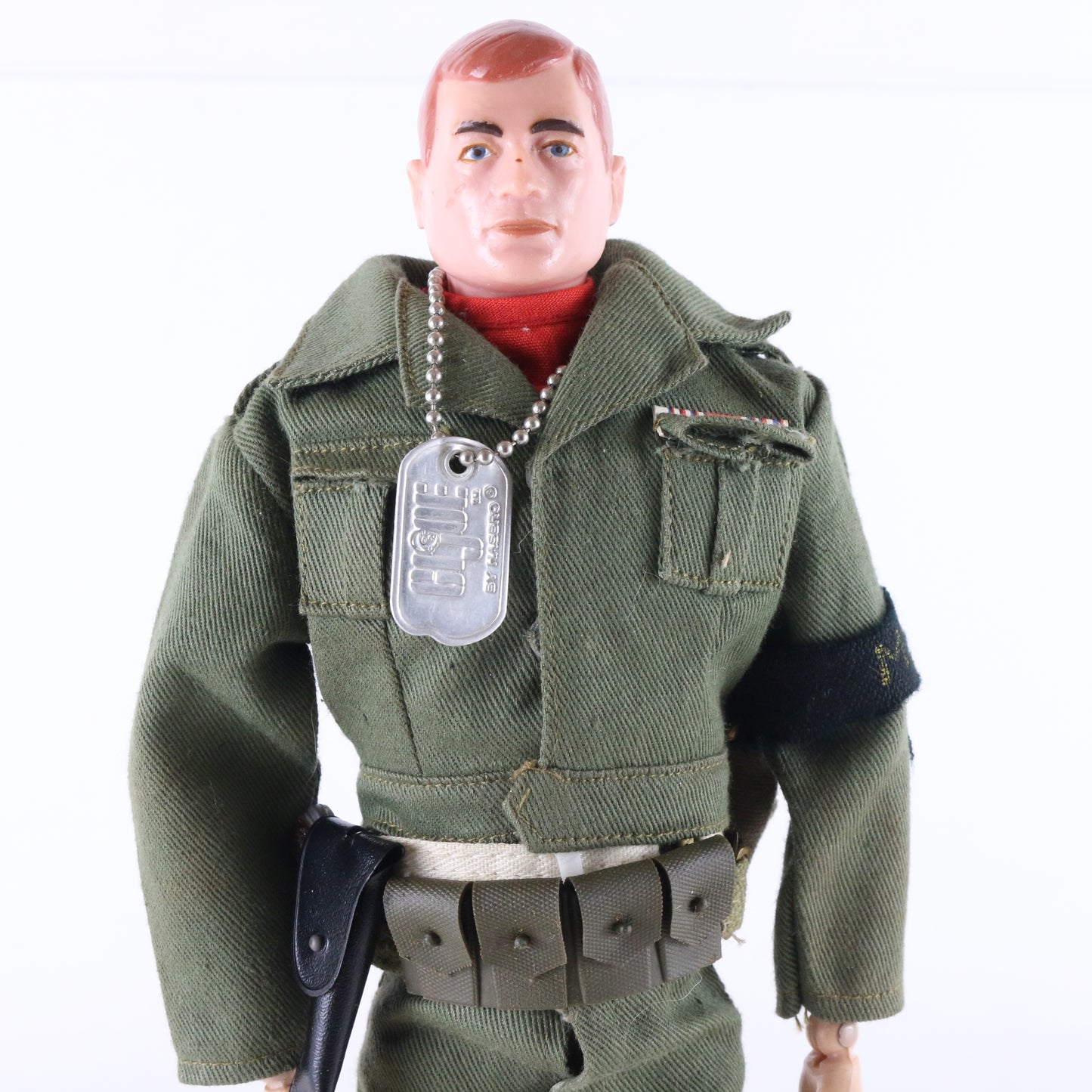 USA MADE 1964 Hasbro Gi Joe Military Police 12" Figure W/ Helmet & More