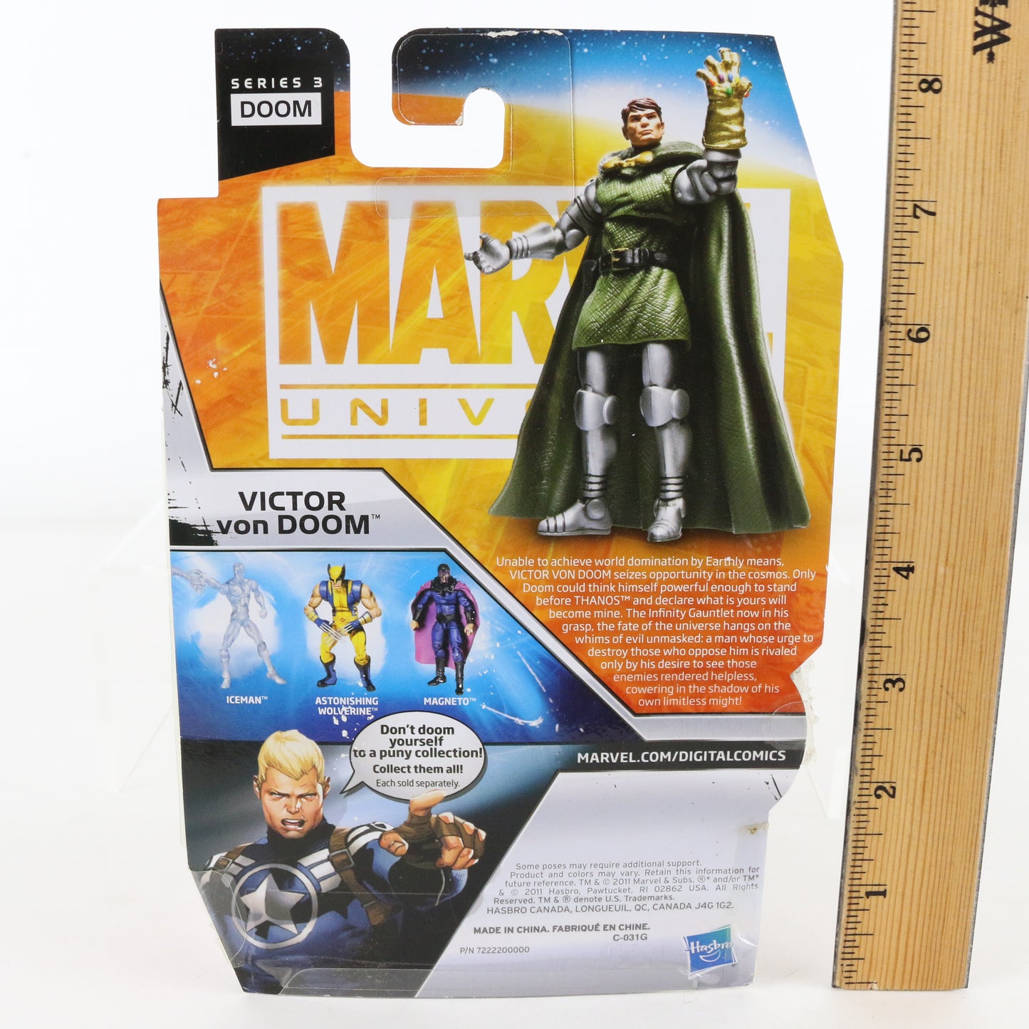 Marvel Universe Series 3 Victor Von Doom 3.75” DIGITAL EXCLUSIVE Hasbro