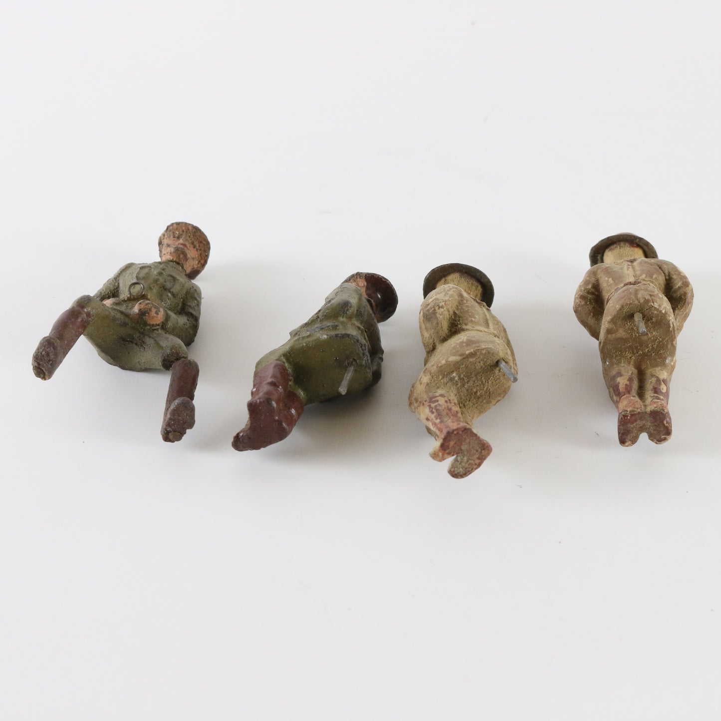 Lineol Hausser painted composite soldiers set sitting and riding figures