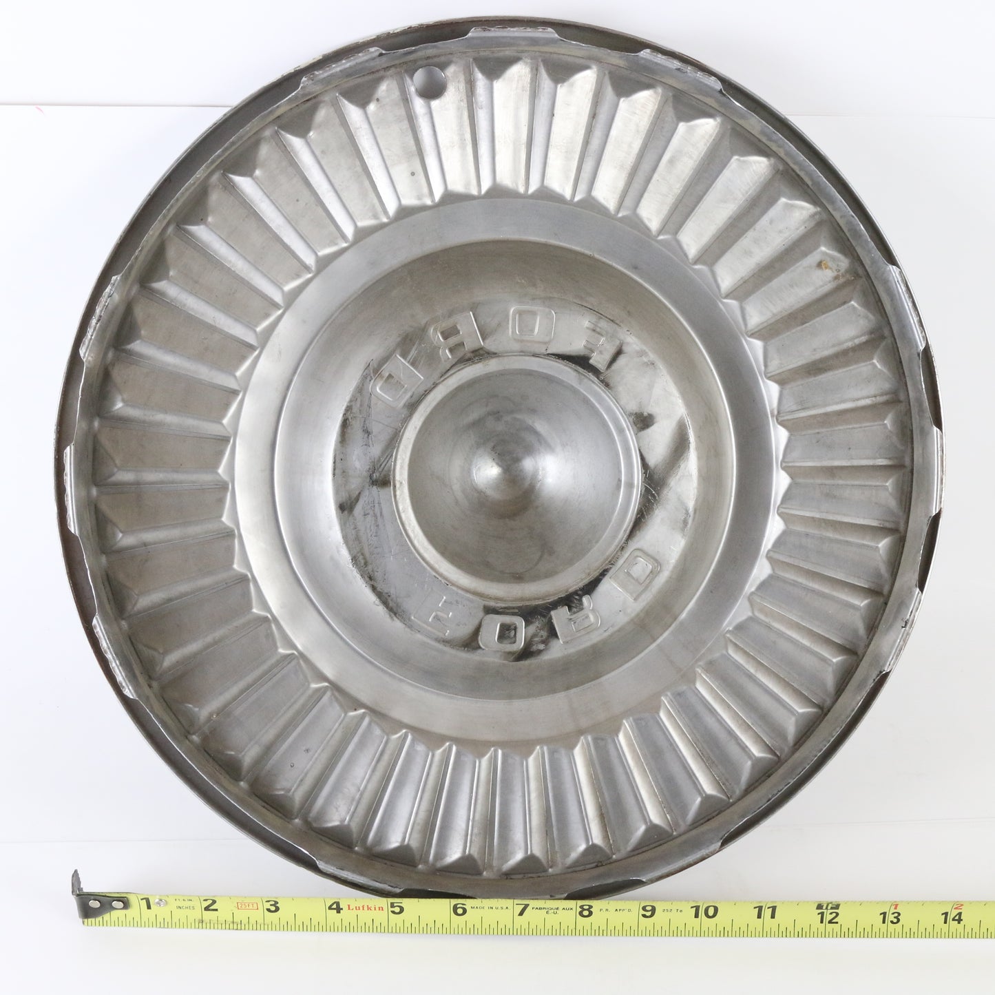 1957 Ford Thunderbird Metal Wheel Hubcap 14.5"
