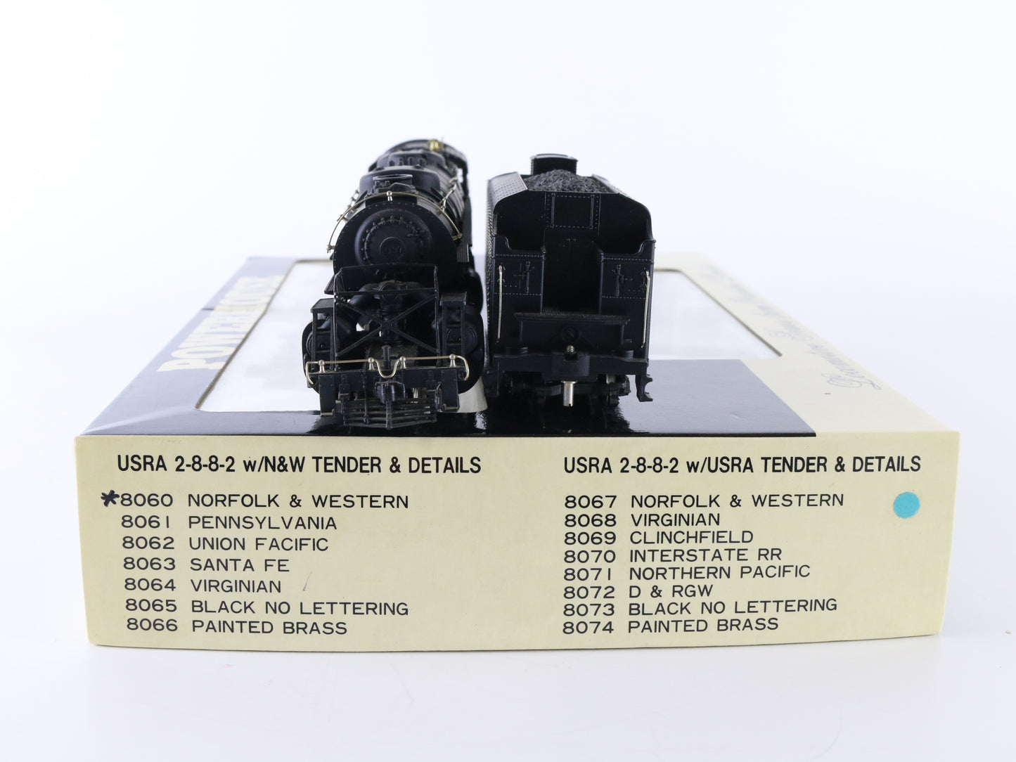 Oriental Limited HO Norfolk Western 2197 USRA 2-8-8-2 Steam Locomotive