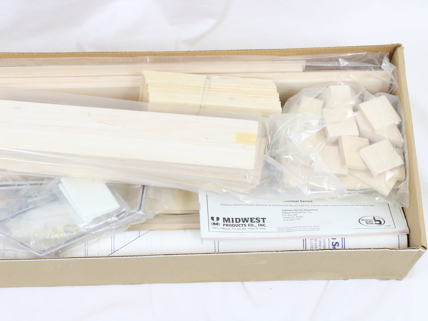 Midwest Super Stearman 65" Wingspan Wood RC Plane Kit
