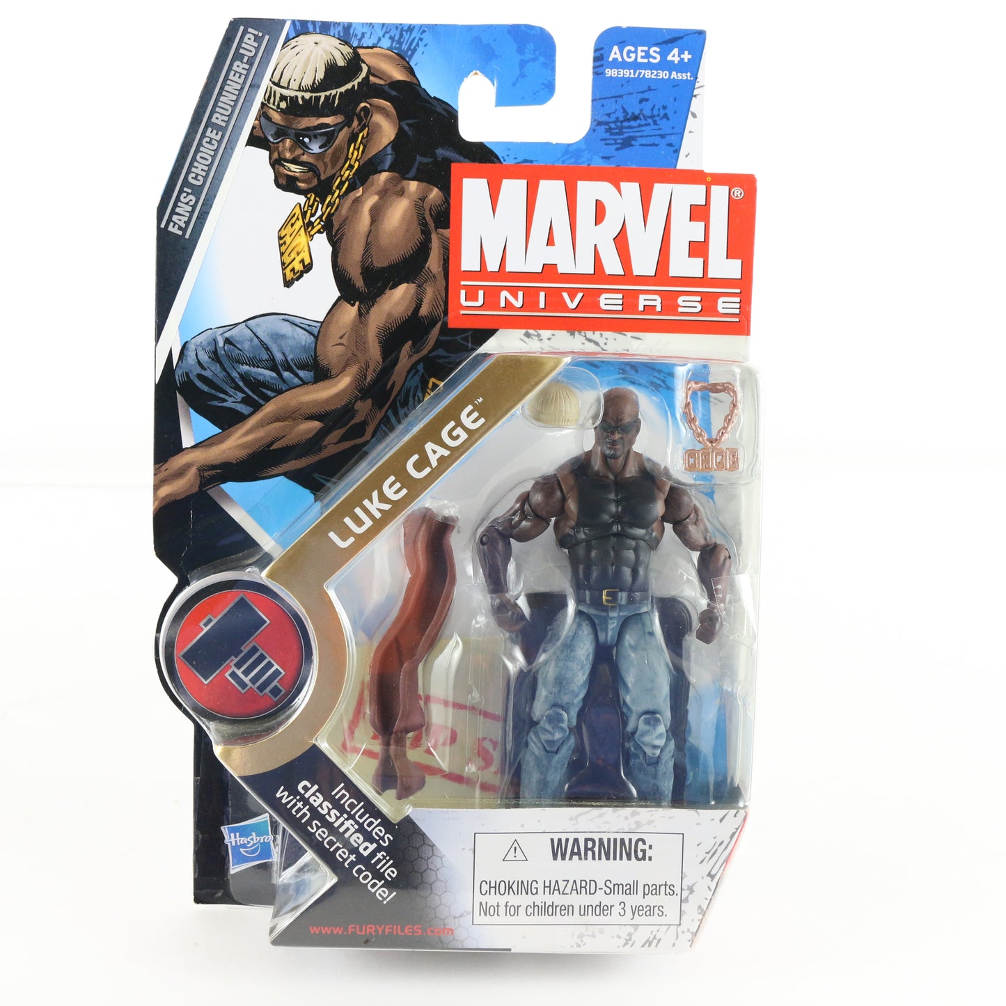Marvel Universe Luke Cage Hasbro 3.75" Series 2 009 Action Figure