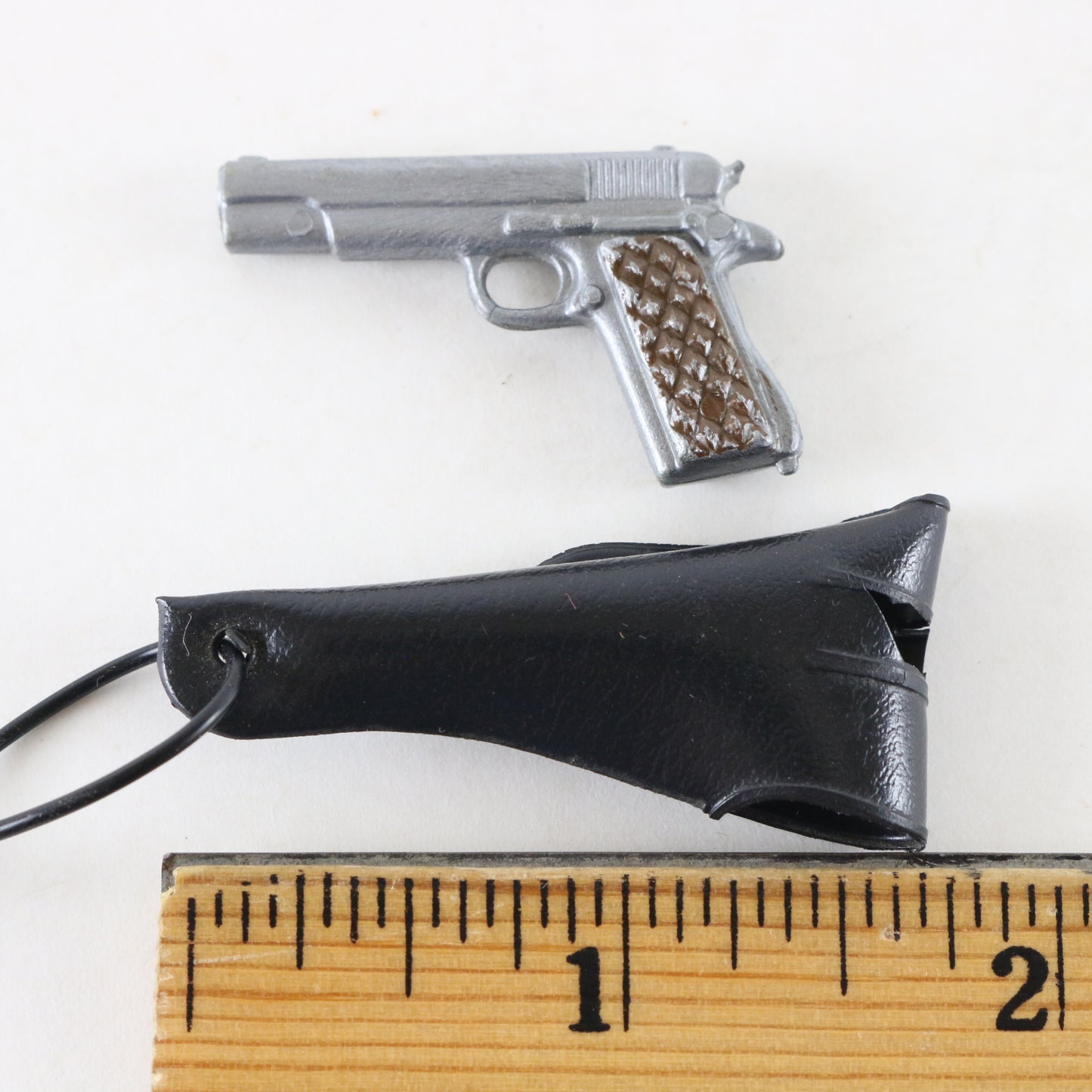 1960s Hasbro Gi Joe Colt 45 Pistol W/ Holster For 12" Figures