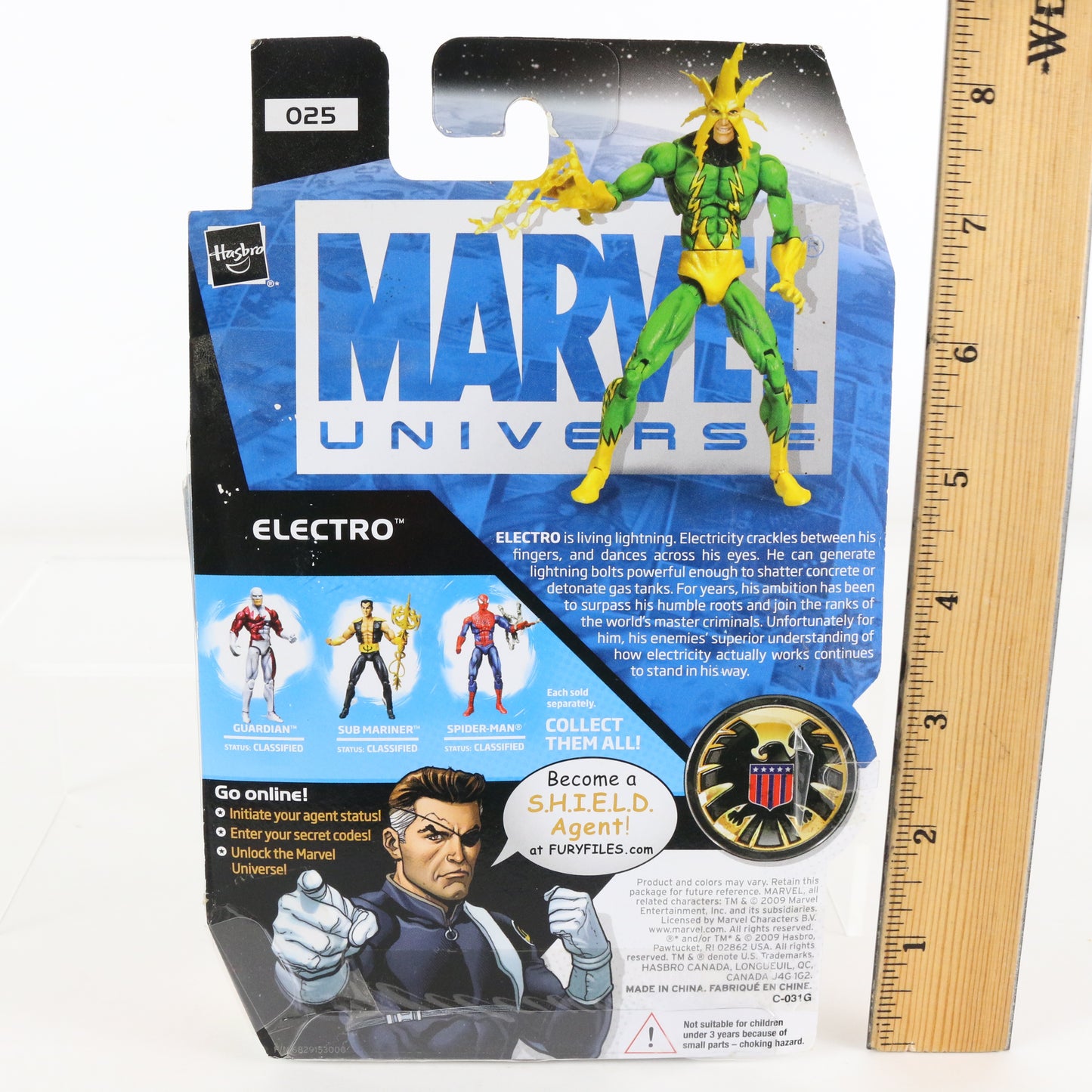 Marvel Universe 025 Electro 3.75" Action Figure Hasbro