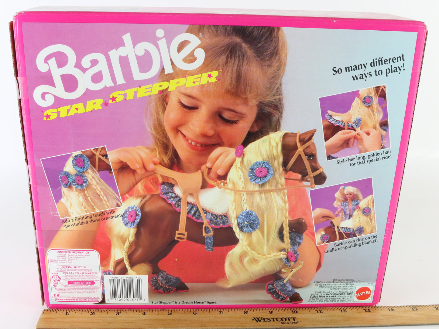 Barbie Star Stepper Dream Horse Collection Mattel 2575 1991 in box