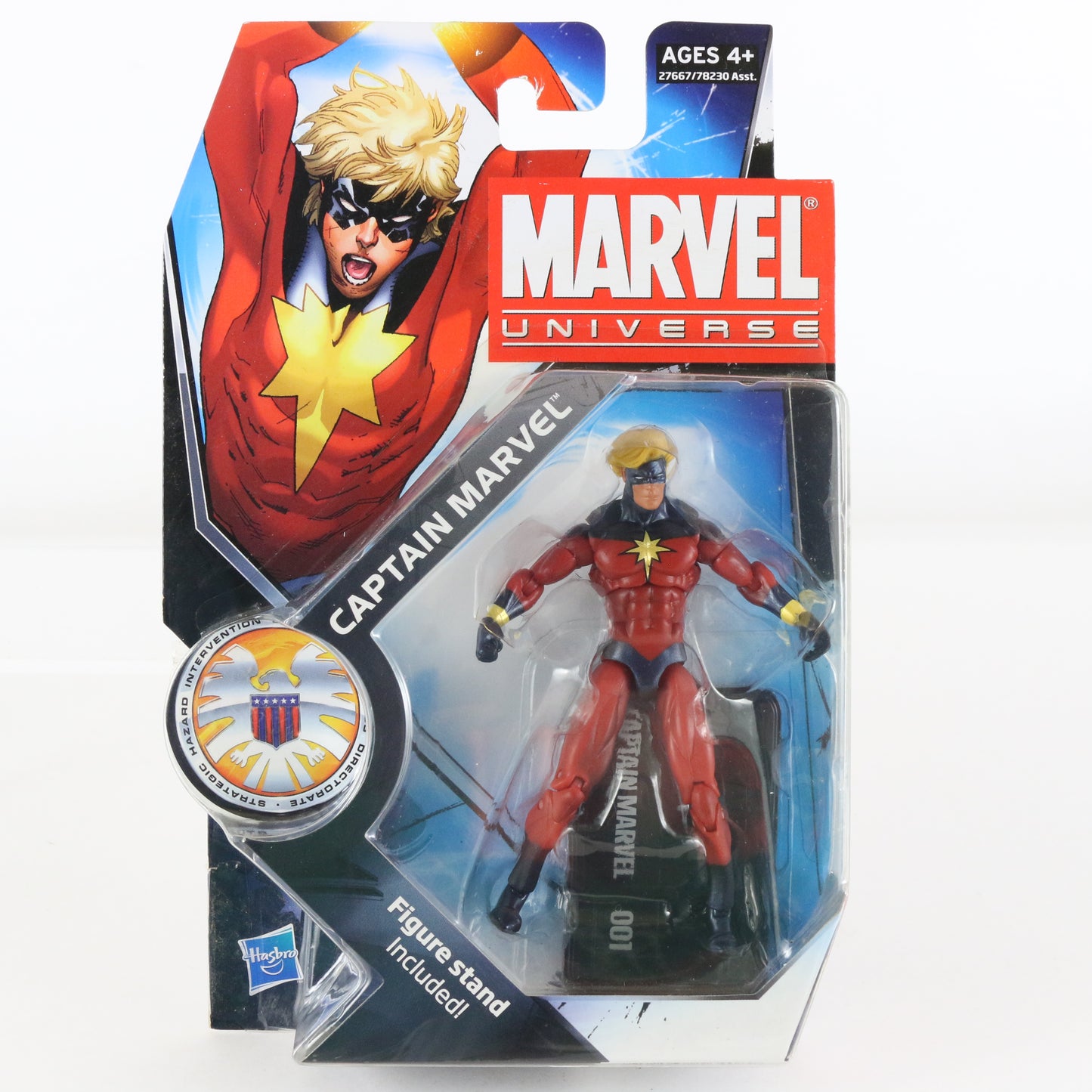 Marvel Universe 001 Series 3 Captain Marvel 3.75" Action Figure Hasbro