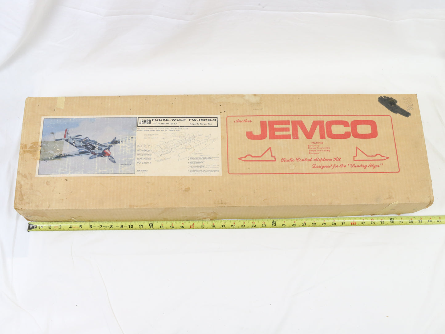 Jemco Focke Wulf FW-190d-9 .29-.40 50" Wingspan Wood RC Plane Kit