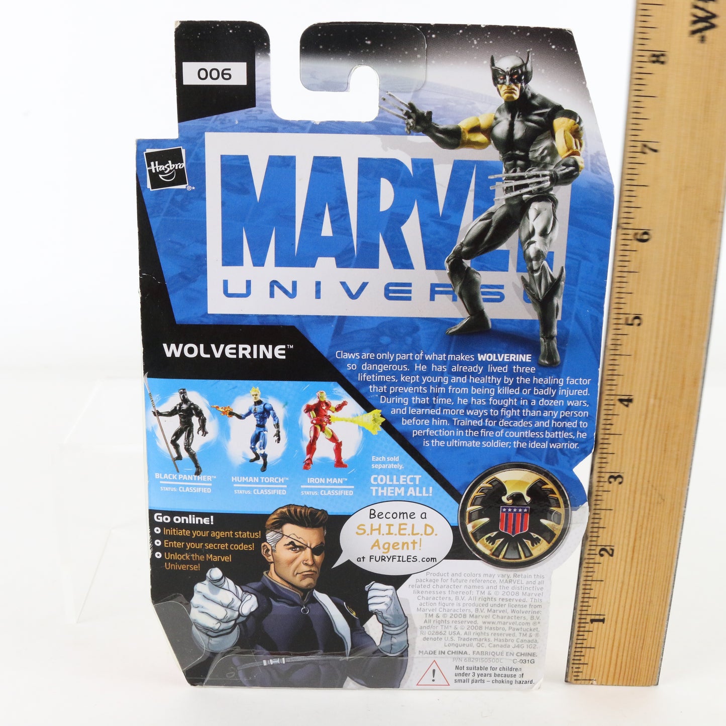 Marvel Universe 006 Wolverine 3.75" Action Figure Hasbro