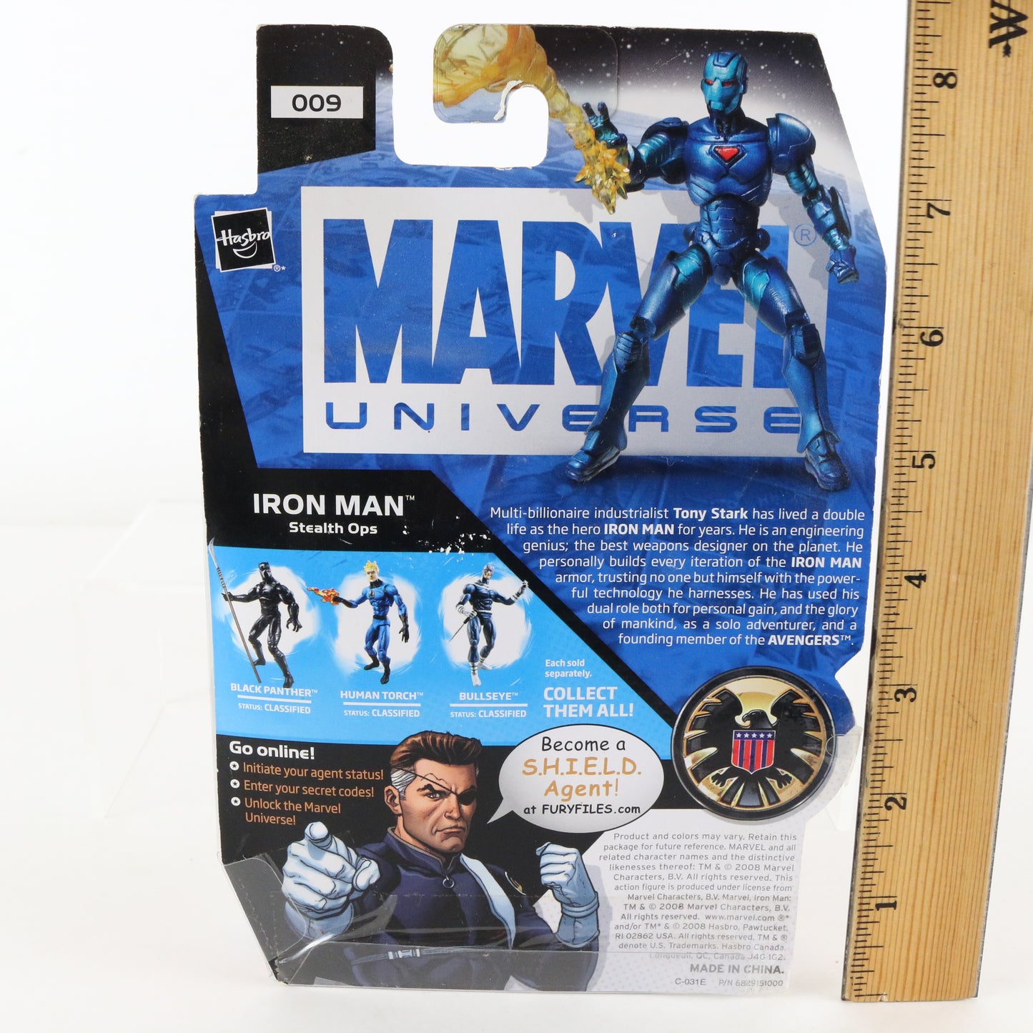 Marvel Universe Iron Man 009 Stealth Ops 3.75" Action Figure Hasbro