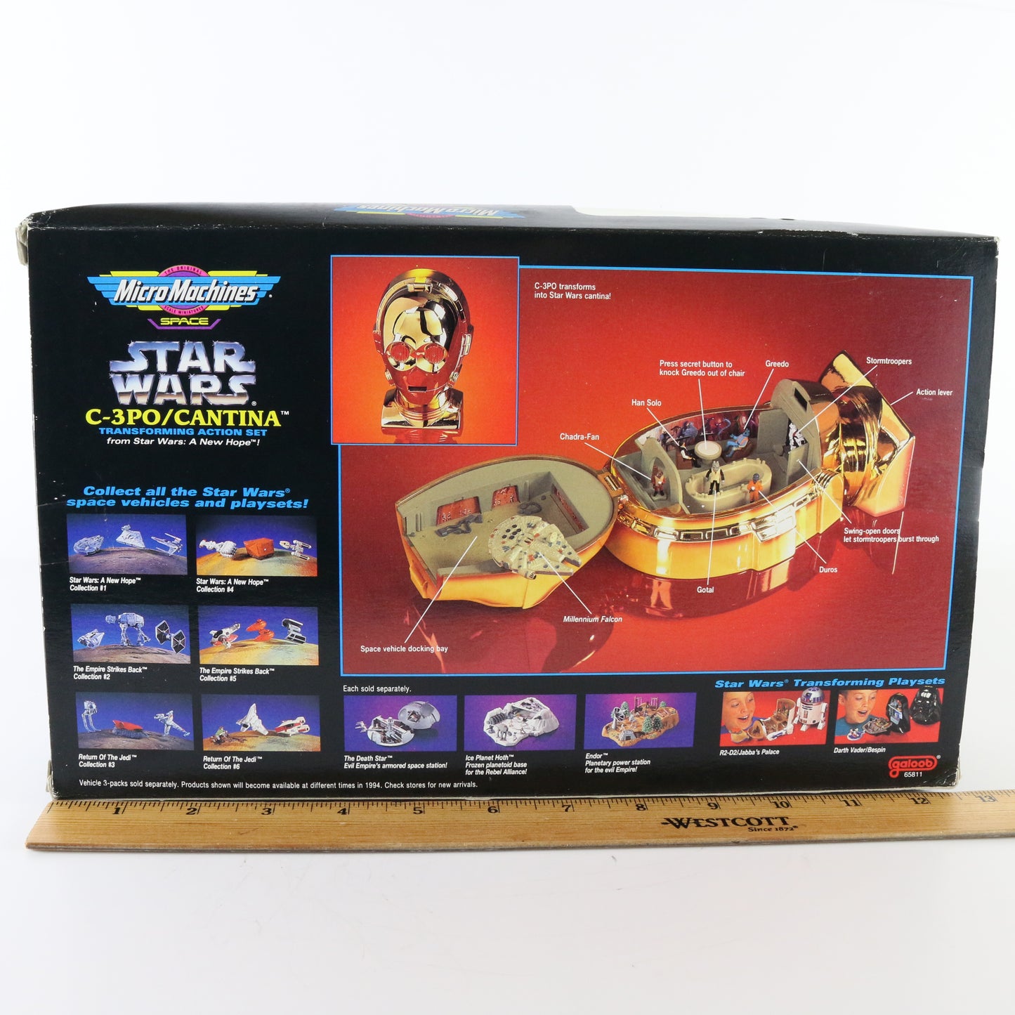 Micro Machines Star Wars C-3po Cantina Transforming Action Set Galoob 65811