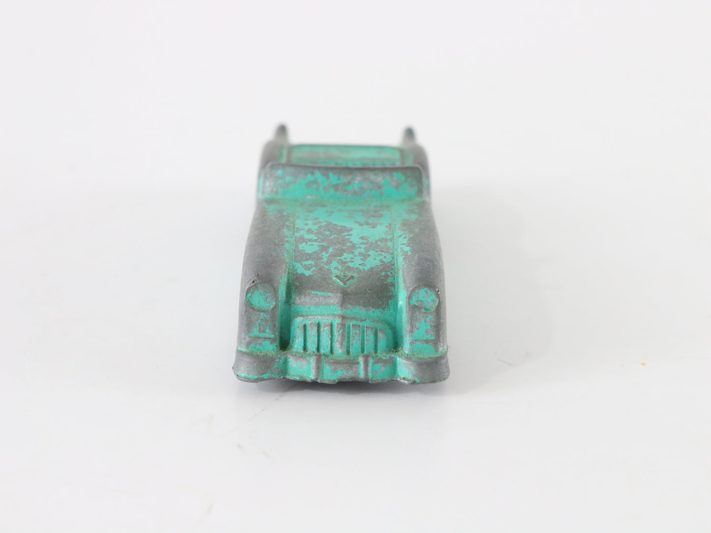 Vintage Cadillac Convertible Green Midgetoy Metal Car 3.5"