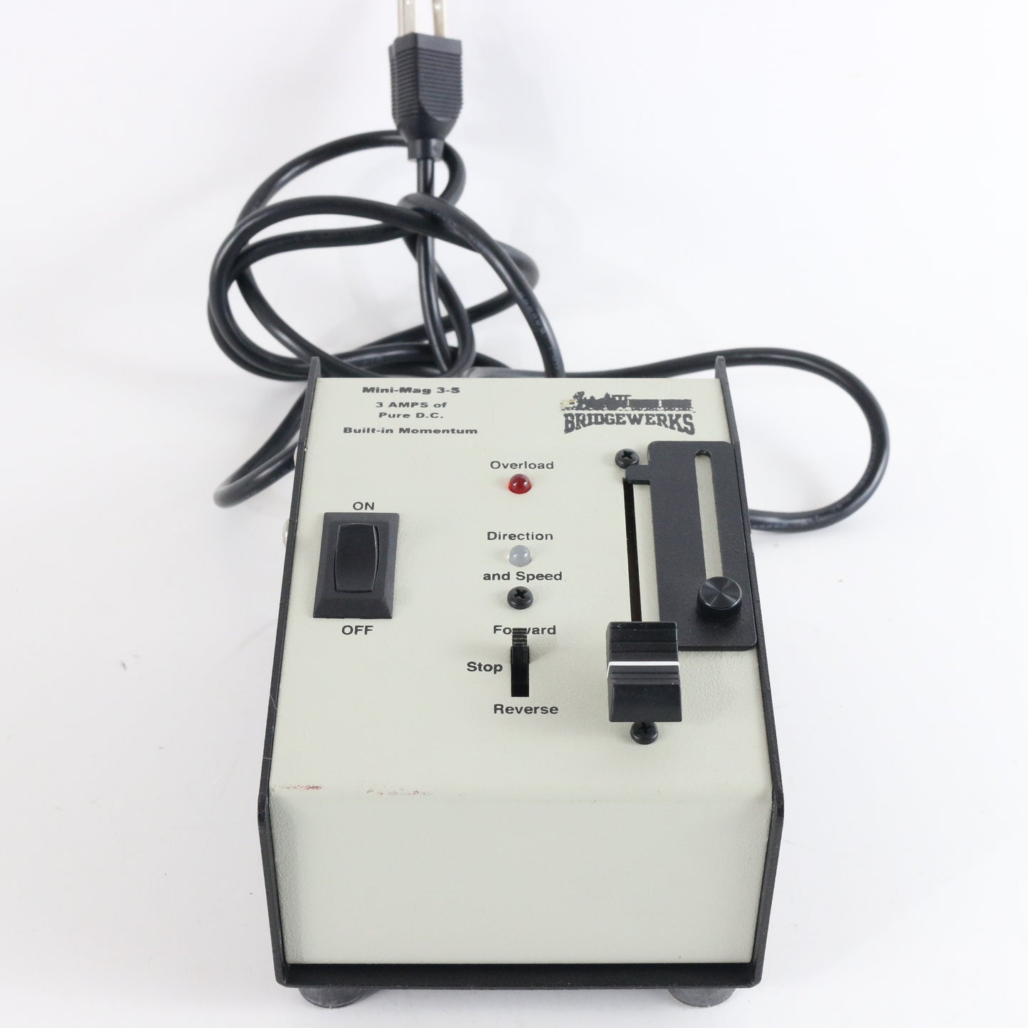 Mini Mag Magnum 3-S Amp DC Train Transformer Bridgewerks Power Pack reliable power supply for model railroads