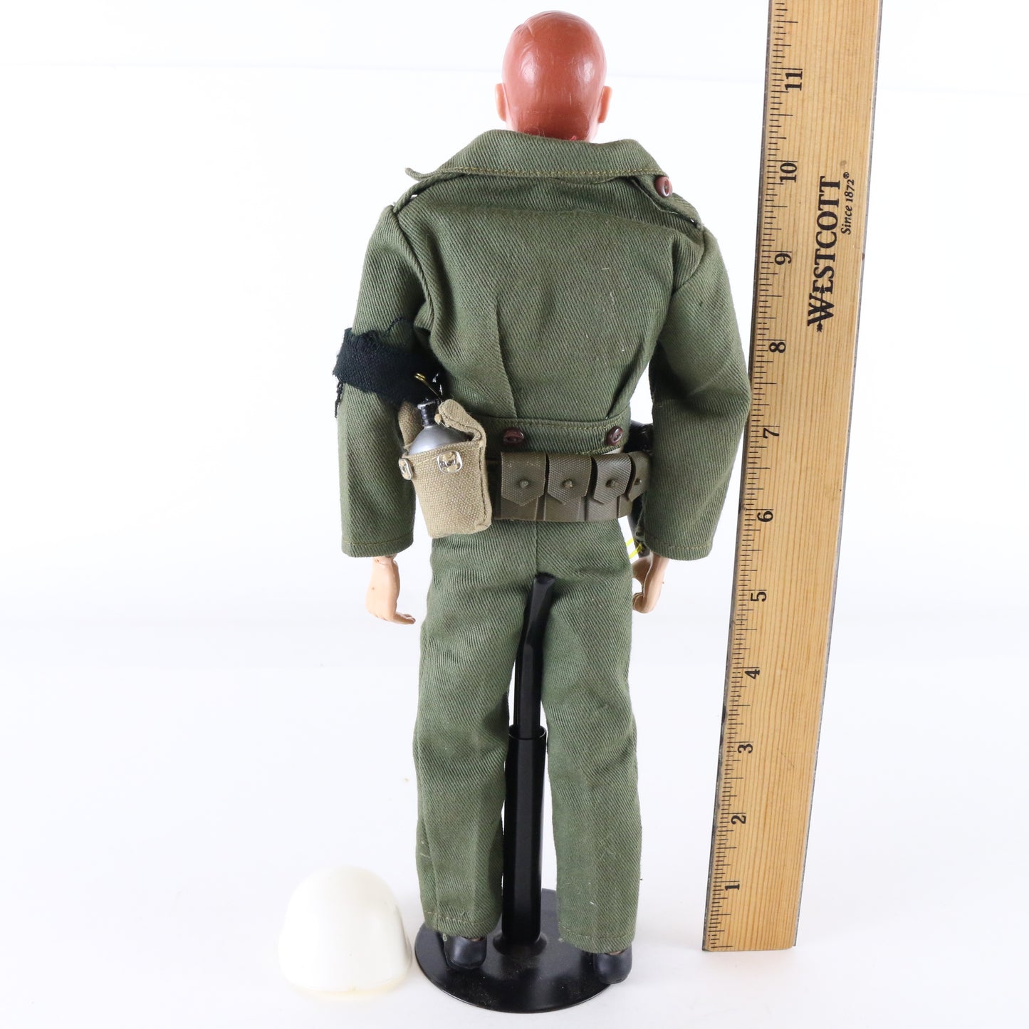 USA MADE 1964 Hasbro Gi Joe Military Police 12" Figure W/ Helmet & More