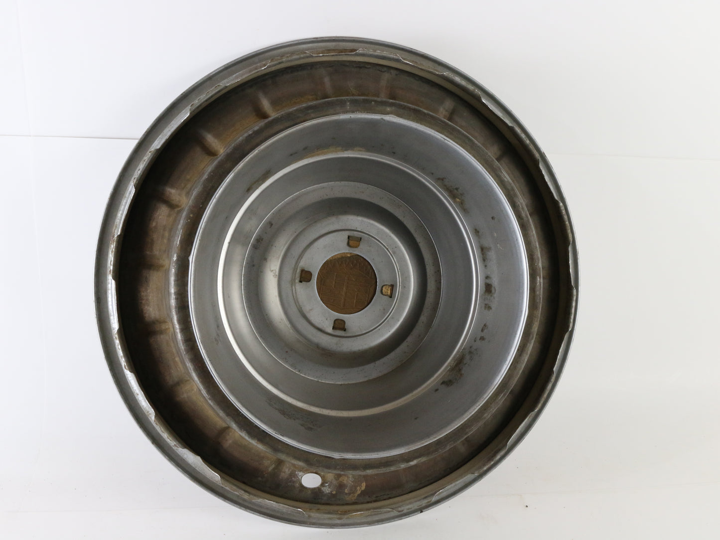 Lot Of 2 Vintage 1956 Cadillac Metal Wheel Hubcaps 16"