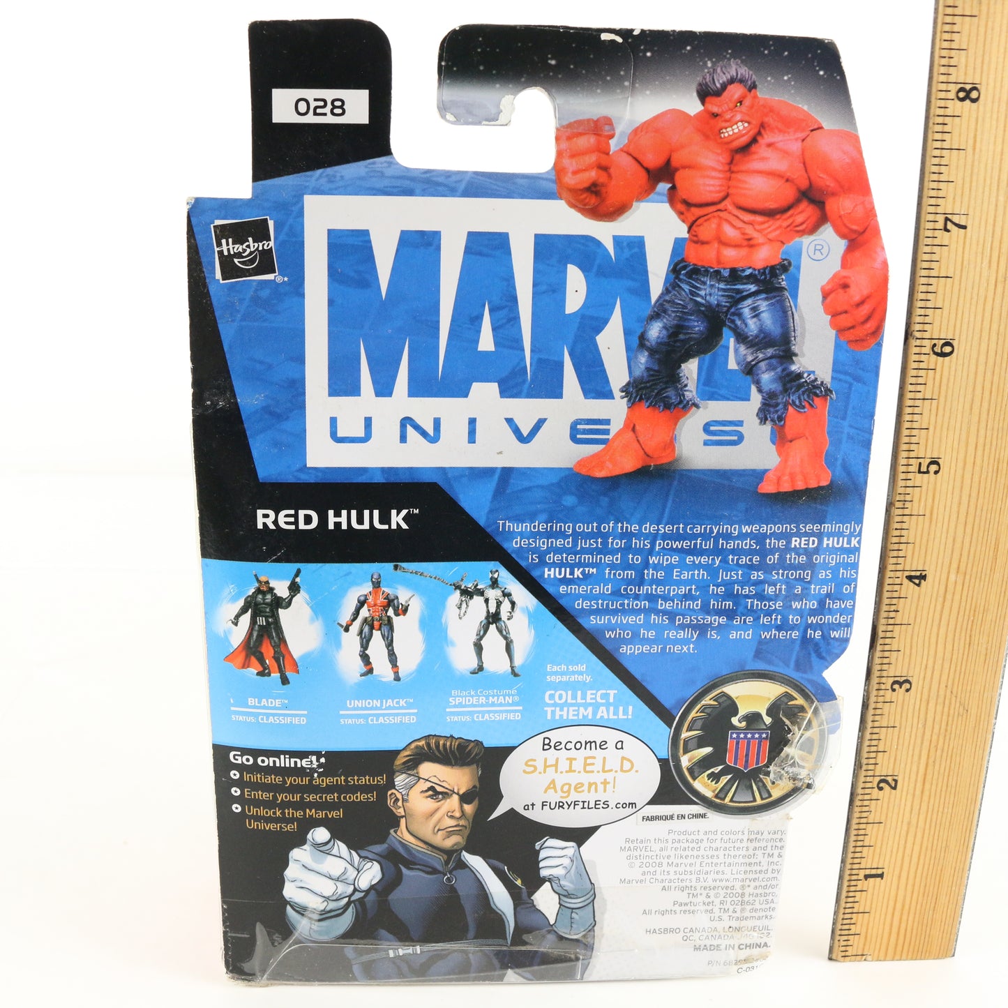 Marvel Universe 028 Red Hulk Hasbro 3.75" Action Figure