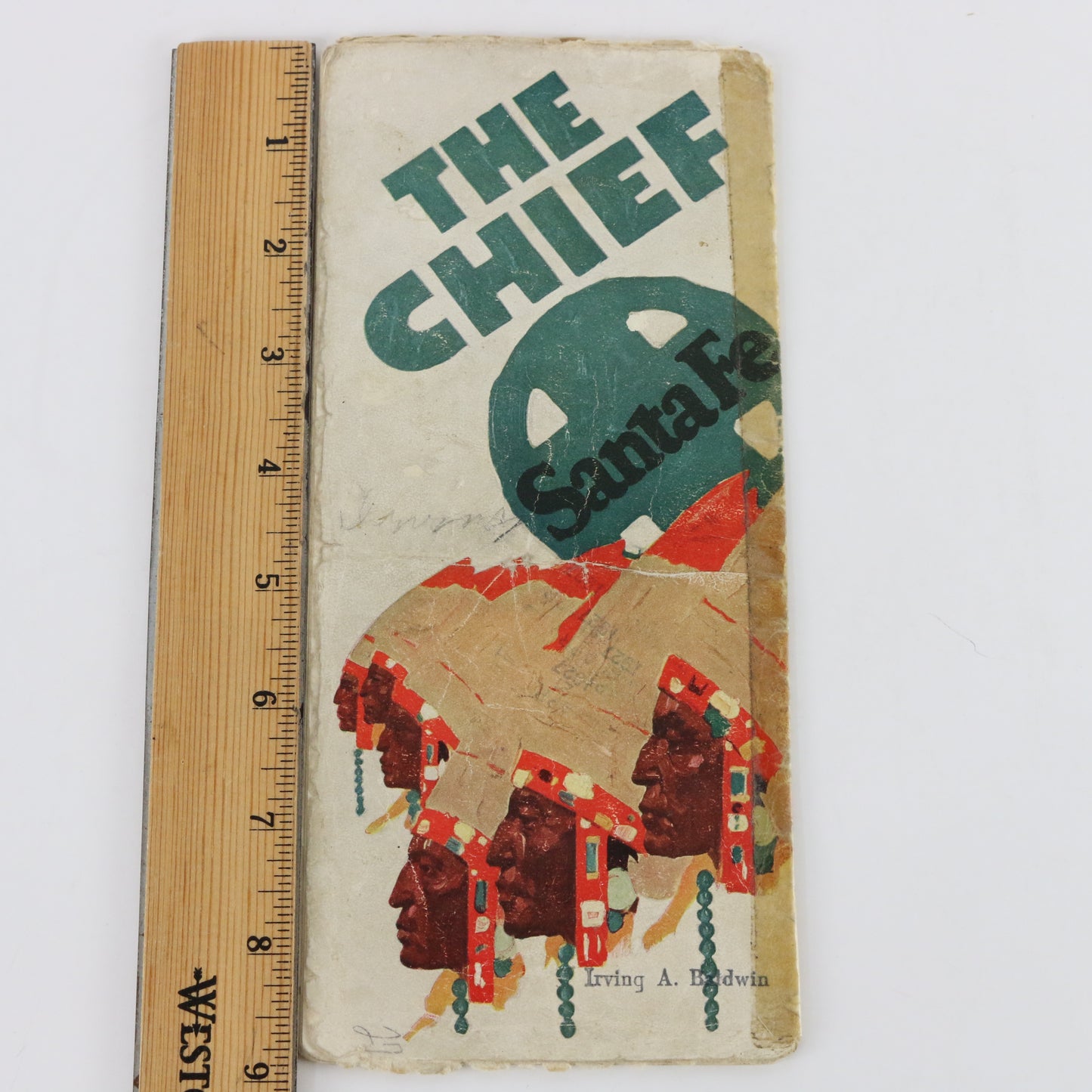 Original 1926-27 The Chief Santa Fe Railroad Advertising Pamphlet Irving Baldwin