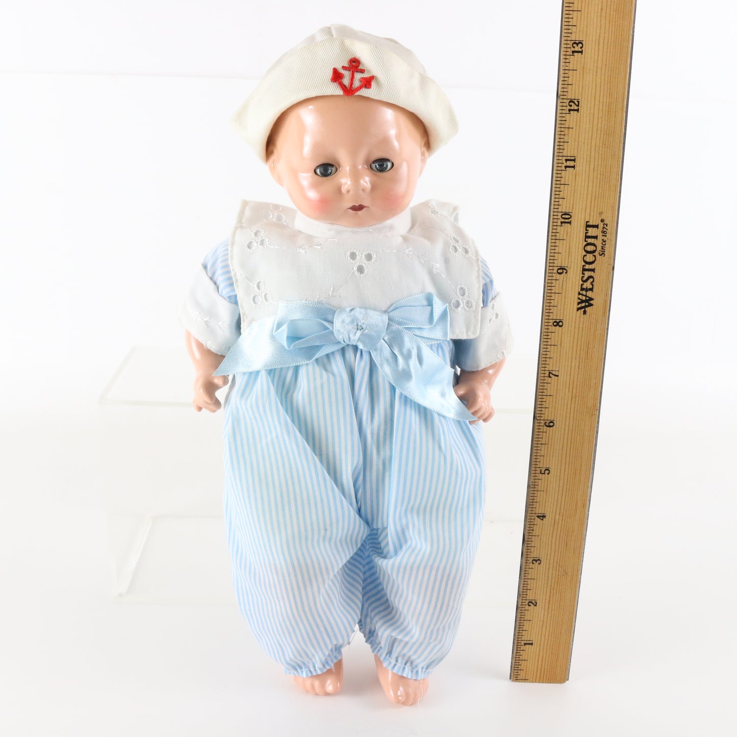 Tynie Twins Sailor Boy Horsman 13" Closing Eyes Baby Doll Tw14 W/ Hat