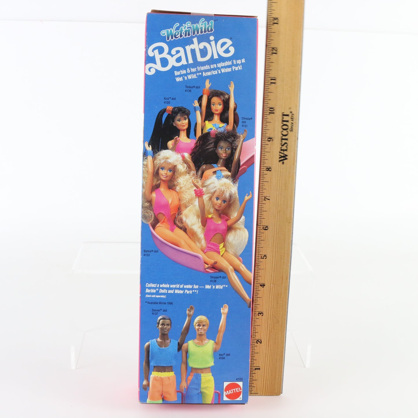 Barbie Wet N Wild Changing Color Swimsuit Mattel 4103 1989