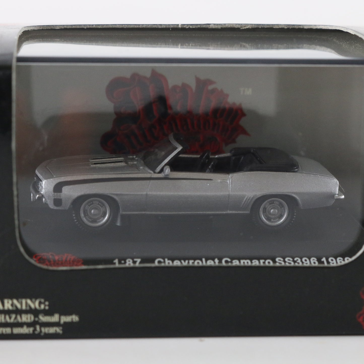 1969 Chevy Camaro SS396 Silver Convertible Malibu HO Scale 1:87