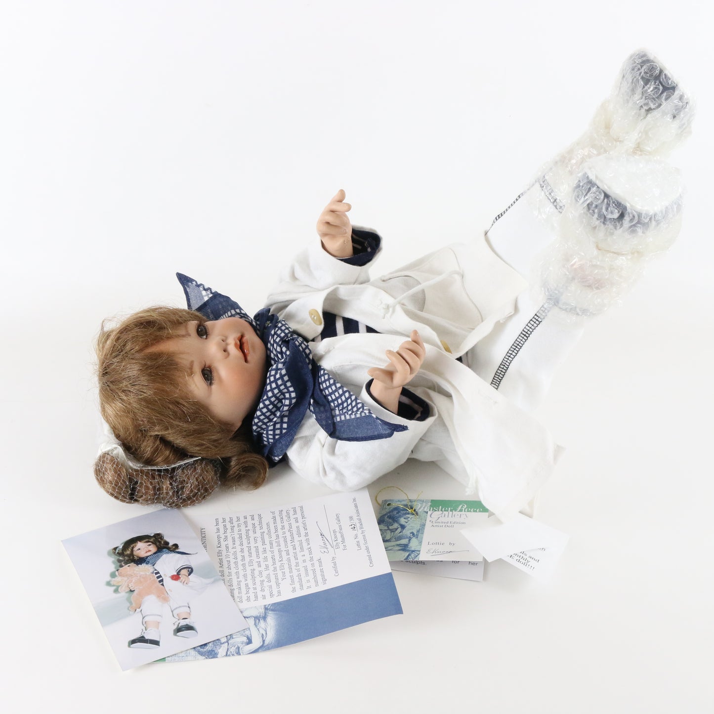 Lottie Elly Knoops Masterpiece Gallery Large 18" Porcelain Doll 143/300