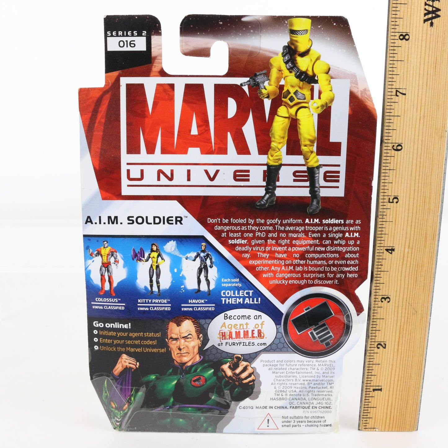 Marvel Universe Series 2 016 Aim Soldier 3.75" Action Figure Hasbro