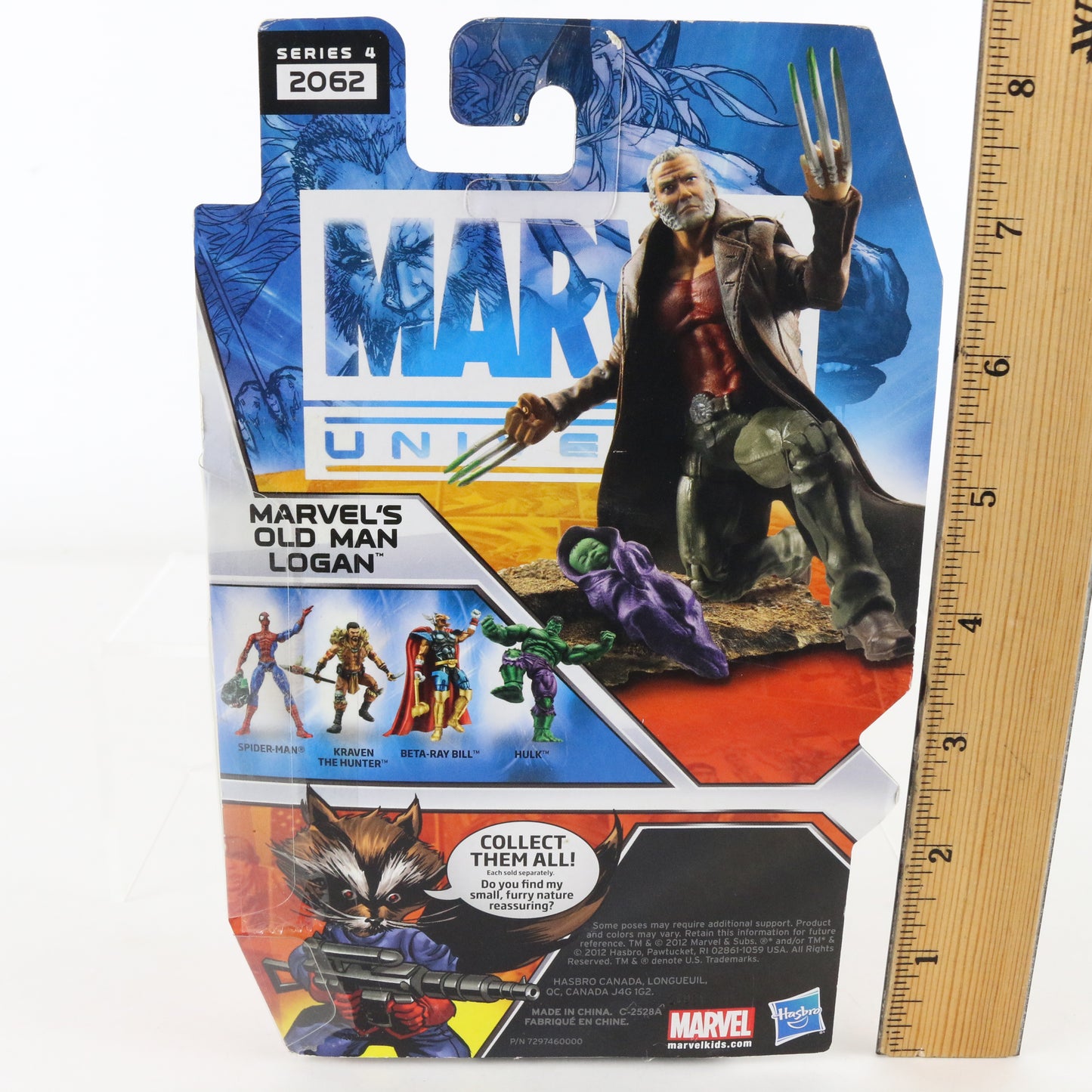 Marvel Universe 2062 Old Man Logan X-Men 3.75" Action Figure Hasbro Series 4