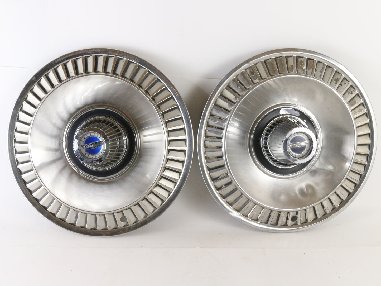 Lot Of 4 Vintage 1964 Ford Galaxie Metal Wheel Hubcaps 14"