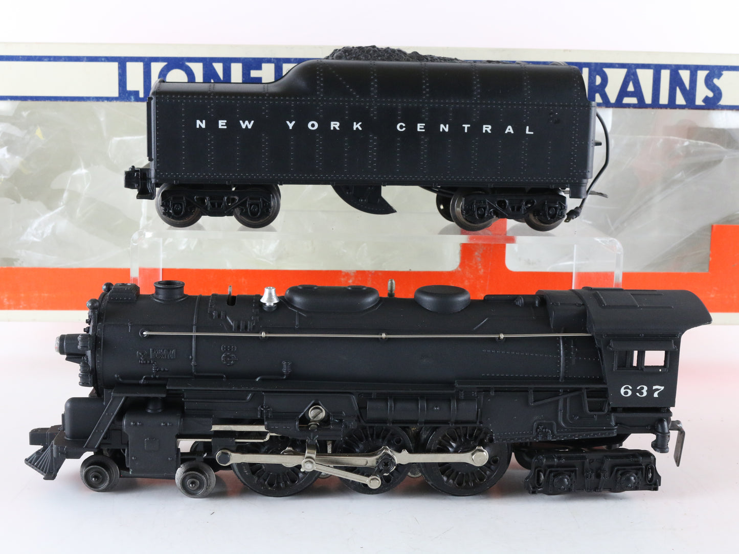 Lionel Postwar O New York Central NYC #637 4-6-4 Steam Locomotive WRONG BOX