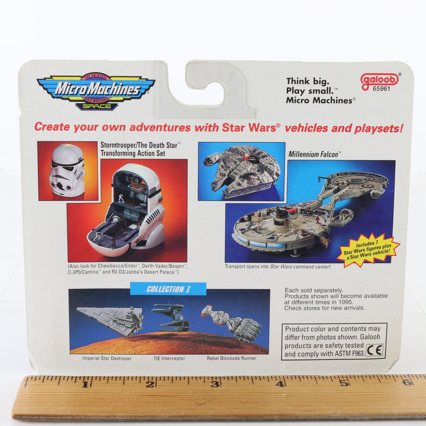 Micro Machines Star Wars Imperial Star Destroyer Ship Galoob 65961