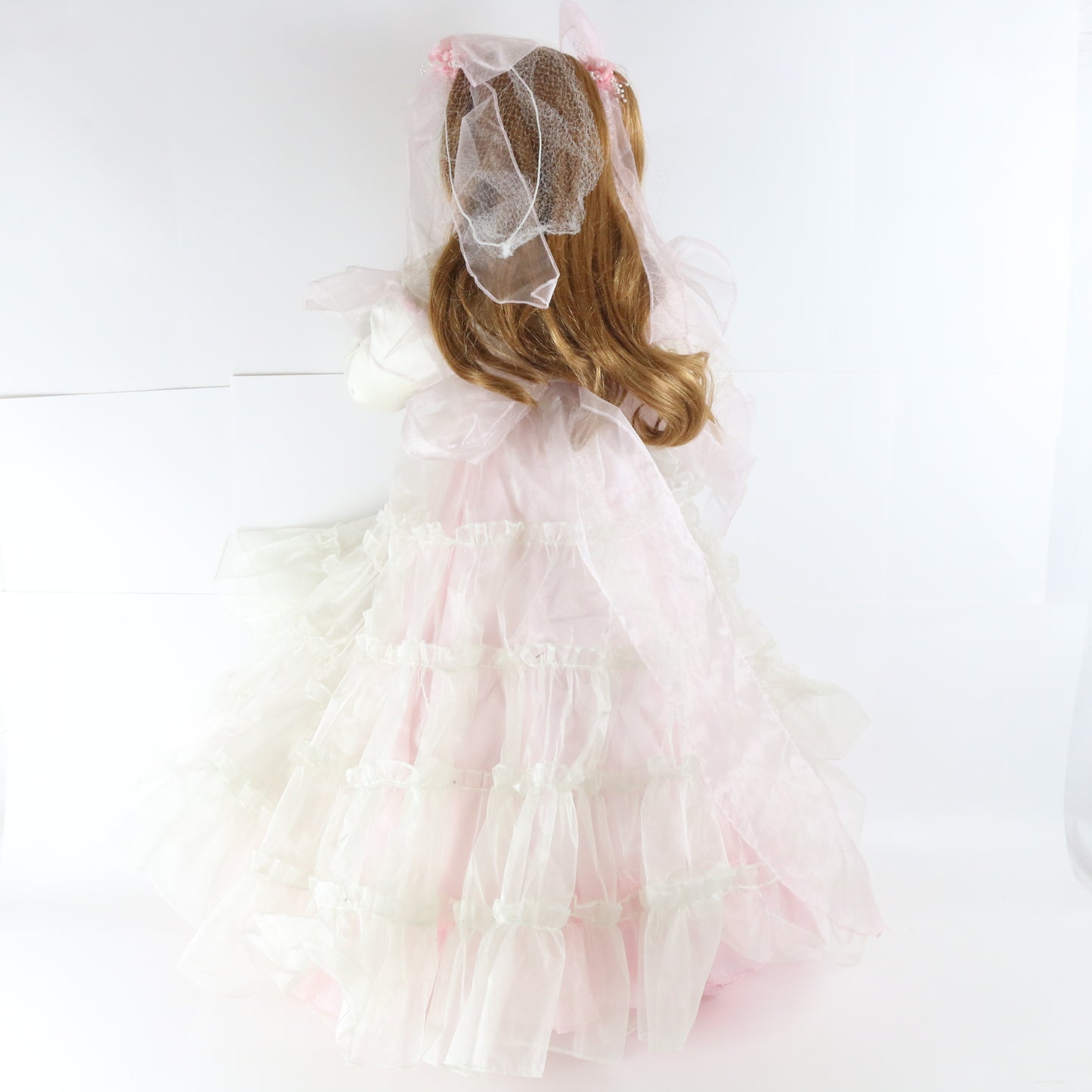 Mistie Rustie Pink Dress Girl Large 35" Vinyl Doll 170/200 W/ Extra Accessories