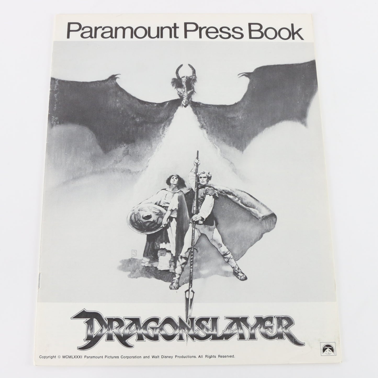 Dragonslayer 1981 Paramount Disney Original Movie Press Booklet