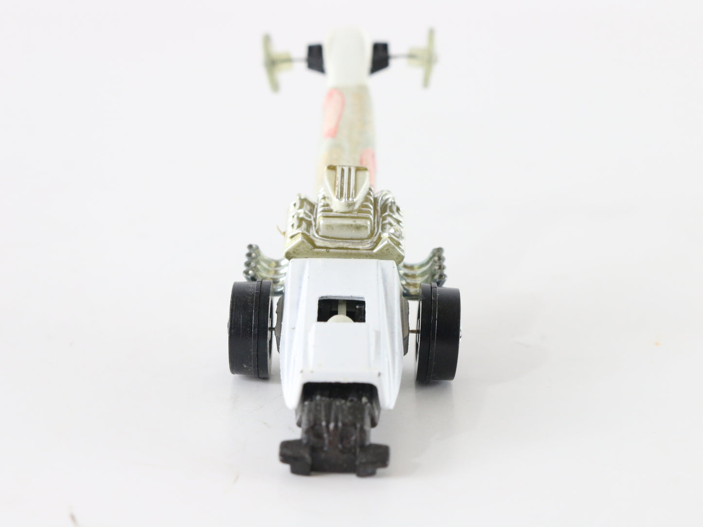 Vintage Hot Wheels Snake 1 Fuel Dragster Don Pruhomme White Mattel 1:64 5951002
