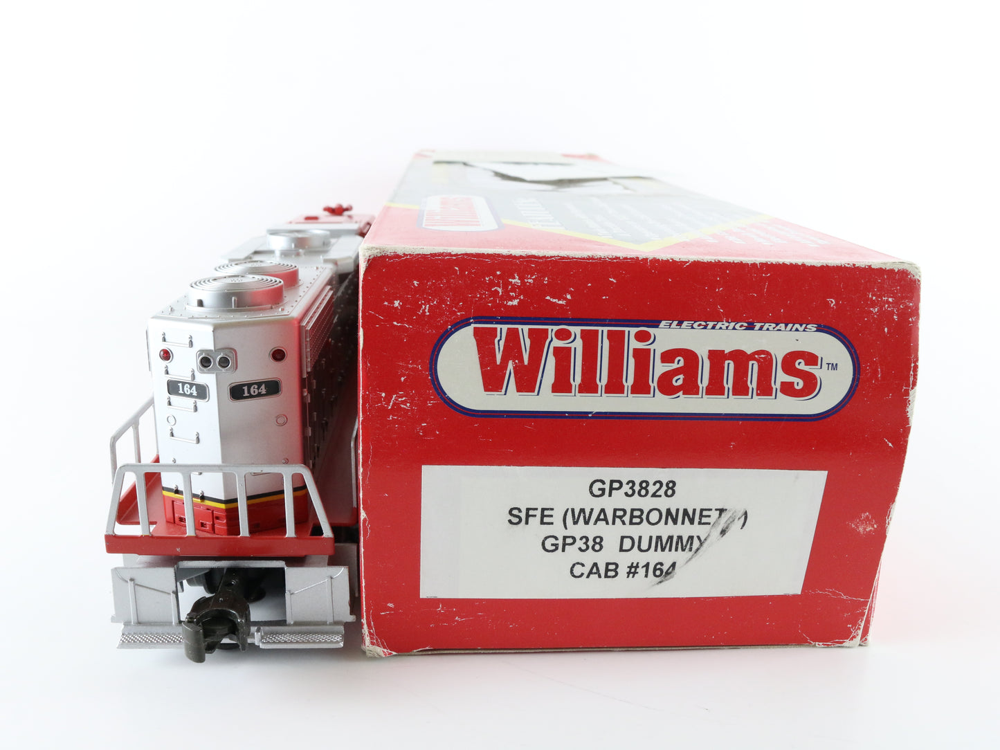 Williams O GP3828 Santa Fe 164 GP38 Dummy Warbonnet Diesel Locomotive