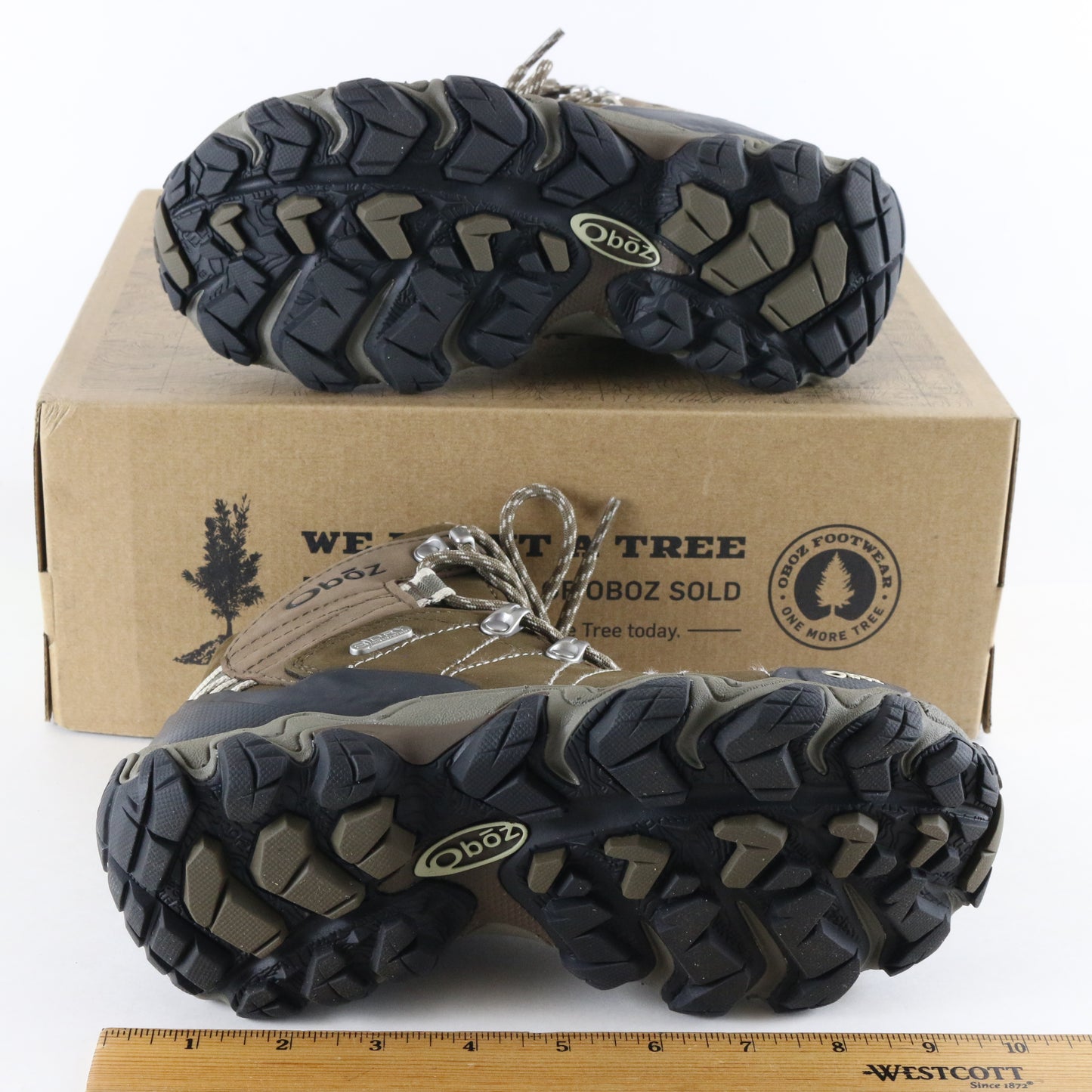 Oboz Bridger Mid B-Dry Waterproof Walnut Womens Winter Hiking Boots Size 6.5 USA