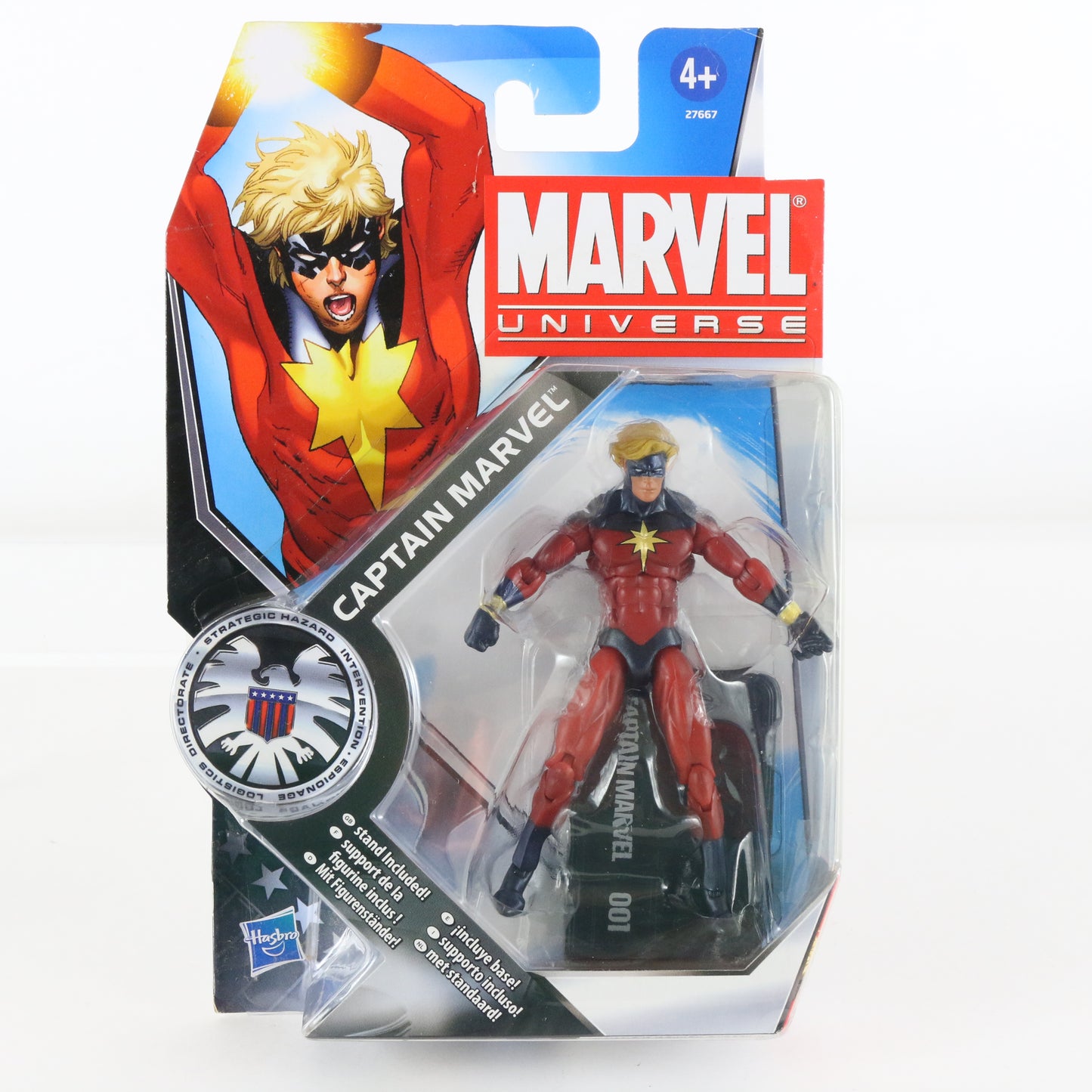 Marvel Universe Series 3 001 Captain Marvel 3.75" Action Figure Hasbro